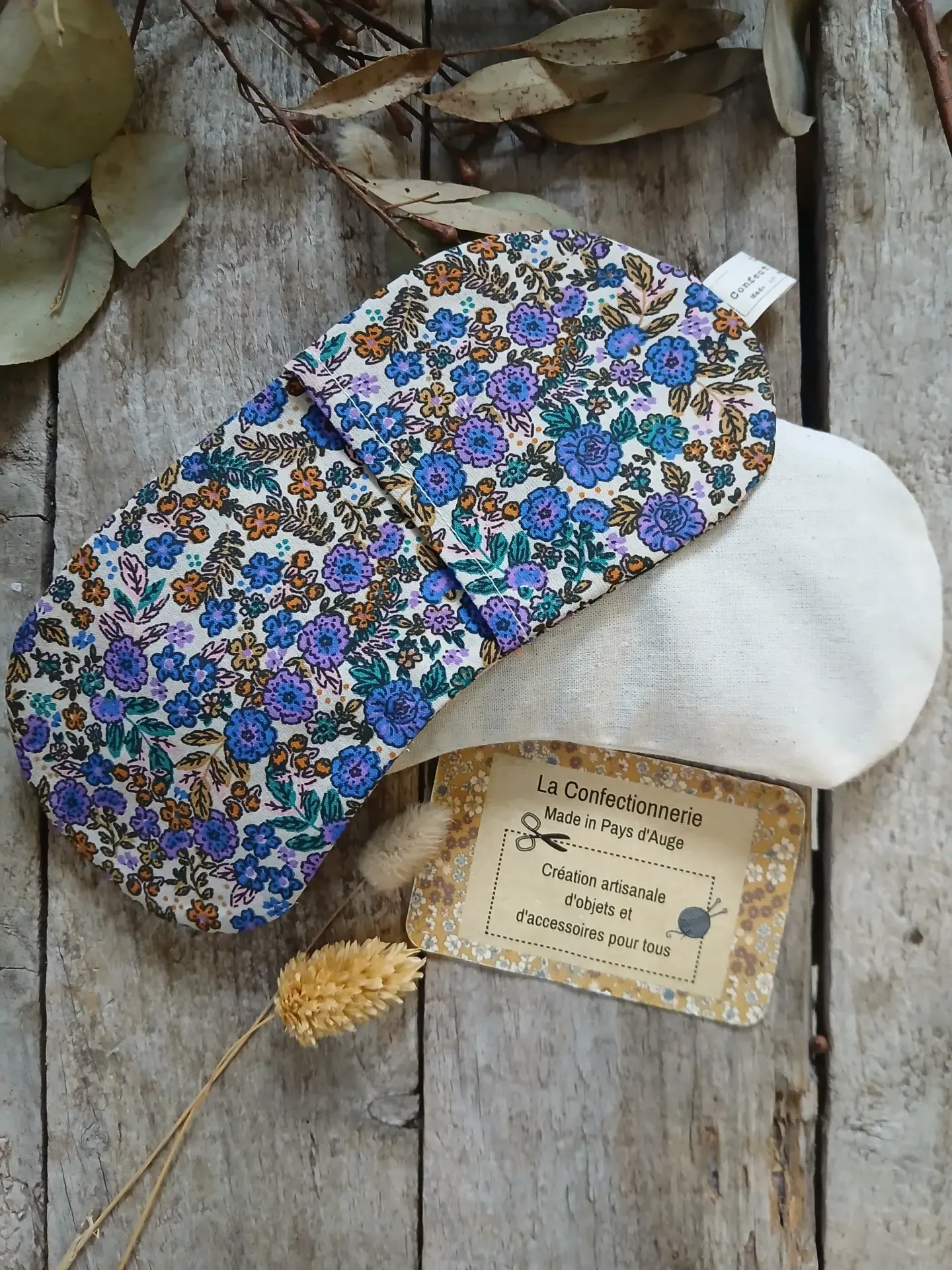Coussinet de relaxation pour les yeux - fleuri violet – Image 5
