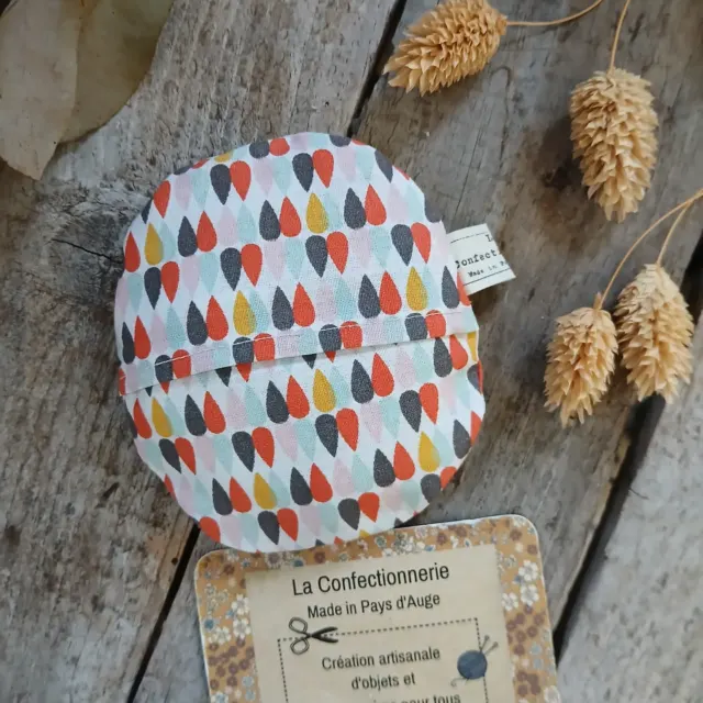 Bouillotte de poche pour enfant – Graphique rouge/gris/jaune