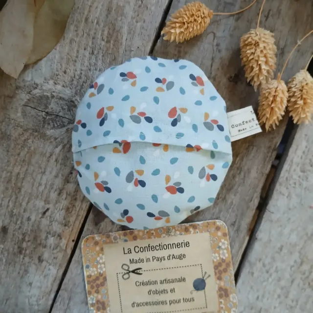 Bouillotte de poche pour enfant – bleu ciel gouttes