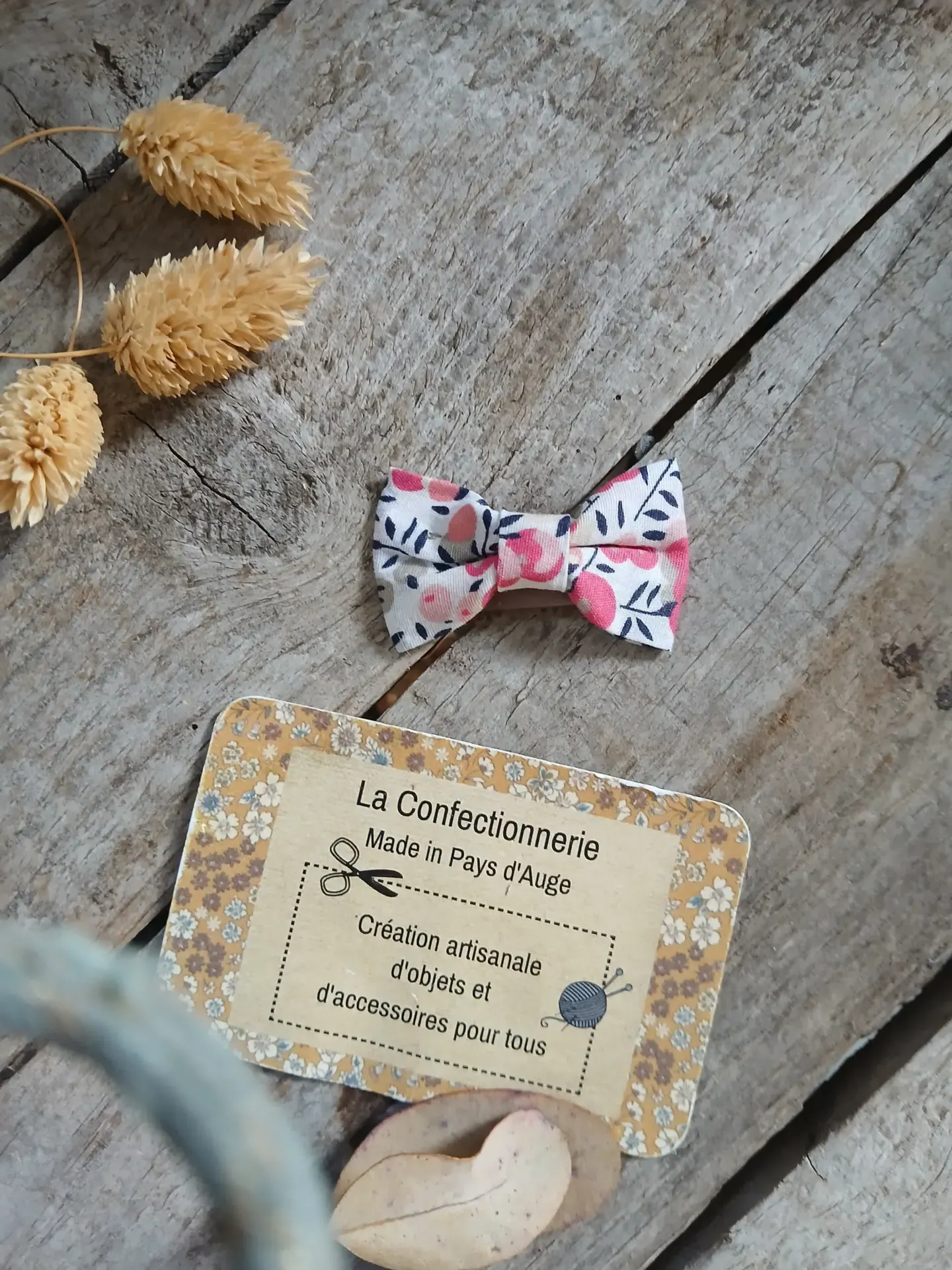 Petite barrette anti-glisse pour bébé et enfant - fleurs roses – Image 4